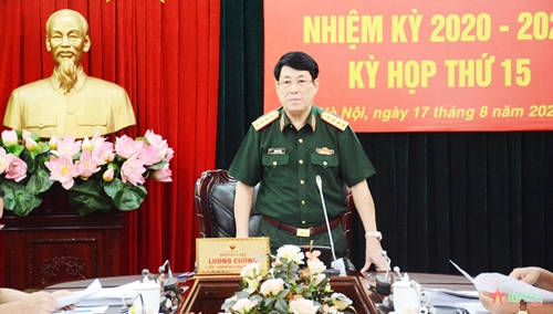 Đại tướng Lương Cường chủ trì Kỳ họp thứ 15 Ủy ban Kiểm tra Quân ủy Trung ương